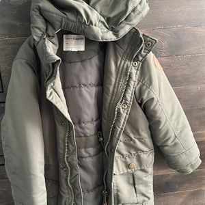Green kids jacket
